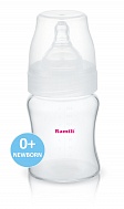 Противоколиковая  бутылочка для кормления Ramili Baby AB2100 (210 мл., 0+, слабый поток)