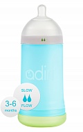 Детская бутылочка Adiri NxGen Slow Flow Blue, 3-6 мес., 281 мл.