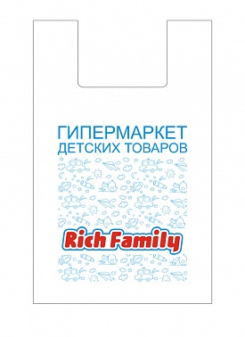 Пакет ПНД 38*60  Рич Фэмили