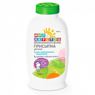 Присыпка МИР ДЕТСТВА 100 г.