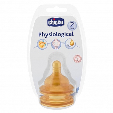 Соска Well-Being 2шт.,2мес.+,латекс,средн.поток 310205079 Chicco