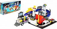 Мод. маш. Motormax Набор-трансформер "Race Track Playsey w/ 2 pc 1.5" трейлер-гоночный автодром 7805