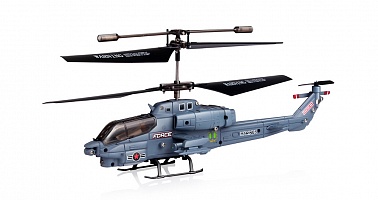 Вертолет р/у Военный 19см S108 Gyro +USB