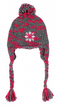 Шапка д/д р.52-54  серый-малиновый MGU5042/2  Marhatter