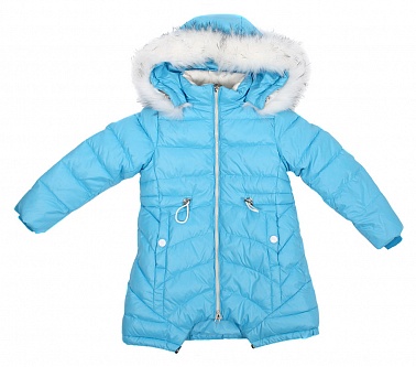 Пальто д/д р.116 голубой H-1128 Levin force