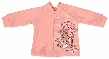 Кофточка д/д р.68 Зайчик коралловый R104-3 Мелонс Кофточка д/д р.68 Зайчик коралловый R104-3 Мелонс