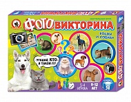 Рус.стиль Игра настольная Фотовикторина Кошки и собаки 03436