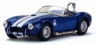 Мод. маш. KINSMART KT5322D "Shelby Cobra 427 1965" инерция (1/12шт.) 1:32 б/к