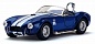 Мод. маш. KINSMART KT5322D "Shelby Cobra 427 1965" инерция (1/12шт.) 1:32 б/к