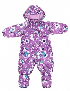 Комбинезон зима д/д р.74 сиреневый 83103 Geburt*