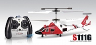 Вертолет р/у Транспортный 19см S111 Gyro +USB
