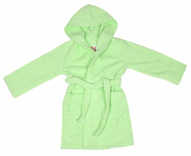 Халат махровый р 34 (116 см) зеленый ХД0104 Душка-махрушка