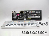 Синтезатор MQ-016UF с микрофоном, 49кл, LED дисплей, радио, USB, от сети, в/к