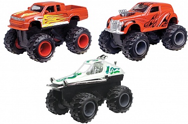 Мод. маш. Motormax  3" Monster Vehicle (Серия Mighty Monsters) 76190 в ассортименте н/бл