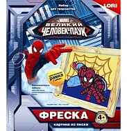 Фреска (цветной песок) "Человек-паук" Кпд-007 Marvel