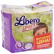 Трусики LIBERO UP&GO Maxi 7-11 кг, маленькая упаковка, 18 шт